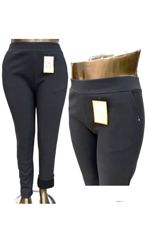 Naiste sooja voodriga püksid 5XL-8XL