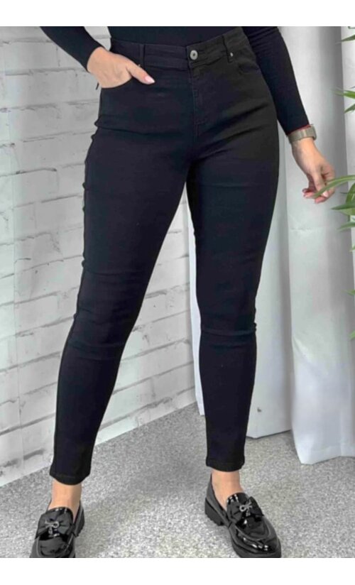 Kõrge pihaga naiste teksapüksid 38-48