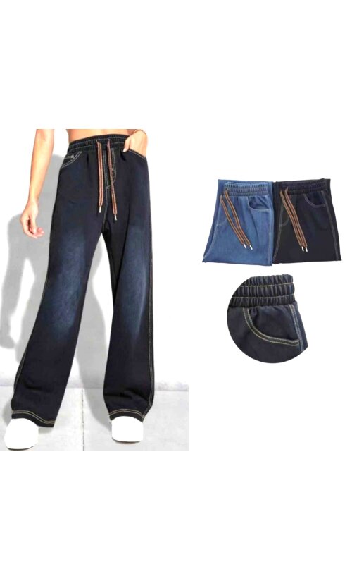 Naiste laialõikelised teksad L-5XL