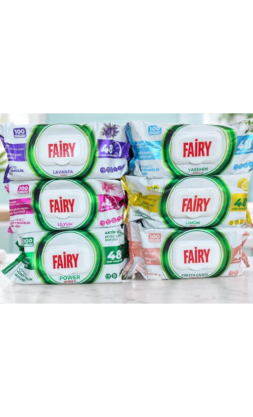 Fairy niisked puhastuslapid, pakis 100 TK